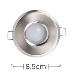 ValueLights Downlight IP65 Ceiling Light Fitting Single Pack in Silver - thumbnail 6