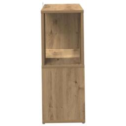 Berkfield Home Book Cabinet Artisan Oak 60x24x63 cm Engineered Wood in Brown - Size: 60 x 24 x 63 cm - thumbnail 5