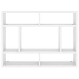 Berkfield Home Wall Shelf White 75x16x55 cm Engineered Wood - Size: 75 x 16 x 55 cm - thumbnail 5