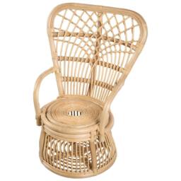 Wyld and Coco Kids Rattan Chair - Handmade Natural Finish - thumbnail 7