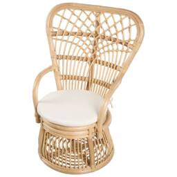 Wyld and Coco Kids Rattan Chair - Handmade Natural Finish - thumbnail 6