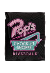 Riverdale Pop'S Chock'Lit Shop Silky Touch Super Soft Throw Blanket 152 X 127 cm in White - thumbnail 1