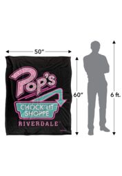 Riverdale Pop'S Chock'Lit Shop Silky Touch Super Soft Throw Blanket 152 X 127 cm in White - thumbnail 5