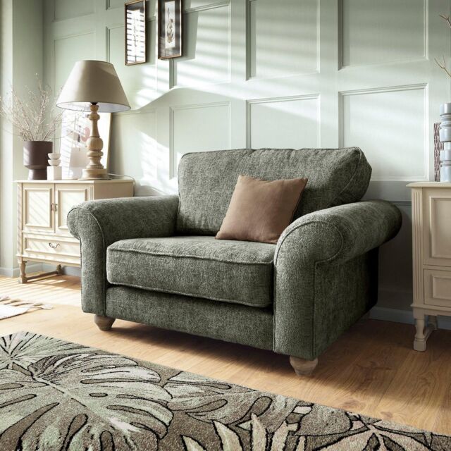 Ingrid Collection Cuddle Chair in Rifle Green by Debenhams