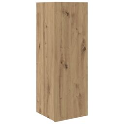 Berkfield Home Wall TV Cabinet 4 pcs Artisan oak 80 x 30 x 30 cm Medium in Brown - thumbnail 7