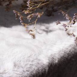 Voltico Super Soft Faux Fur Rug - Luxury Accent Rug for Bedroom & Lounge in Cream - Size: 100 cm x 110 cm - thumbnail 6