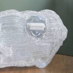Samuel Alexander 27cm Light up Ice Frosted Christmas Doe & Fawn with LEDs in White - thumbnail 7