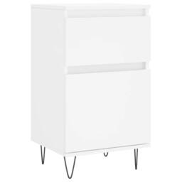 Berkfield Home Sideboards 2 pcs White 40x35x70 cm Engineered Wood - Size: 40 x 35 x 70 cm - thumbnail 5