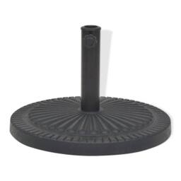 Berkfield Home Parasol Base Resin Round Black 29 kg - thumbnail 2