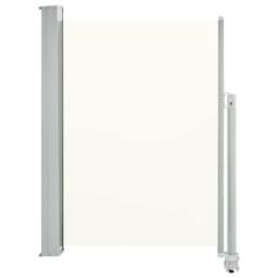 Berkfield Home Patio Retractable Side Awning 100 x 300 cm Cream in Beige - thumbnail 3