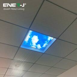 ENER-J Recessed Deep Frame for 595x595 LED Panels Pack of 6 in White - thumbnail 3