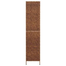 Berkfield Home Room Divider 3-Panel Brown 122x180 cm Water Hyacinth - thumbnail 5