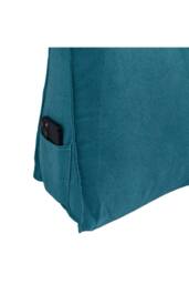 Living and Home Washable Headboard Wedge Pillow with Storage Pocket in Blue - Size: Large - thumbnail 5