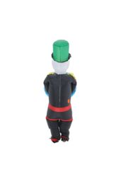 Living and Home Halloween Zombie Hostage Inflatable Costume for Adults in Black - thumbnail 3
