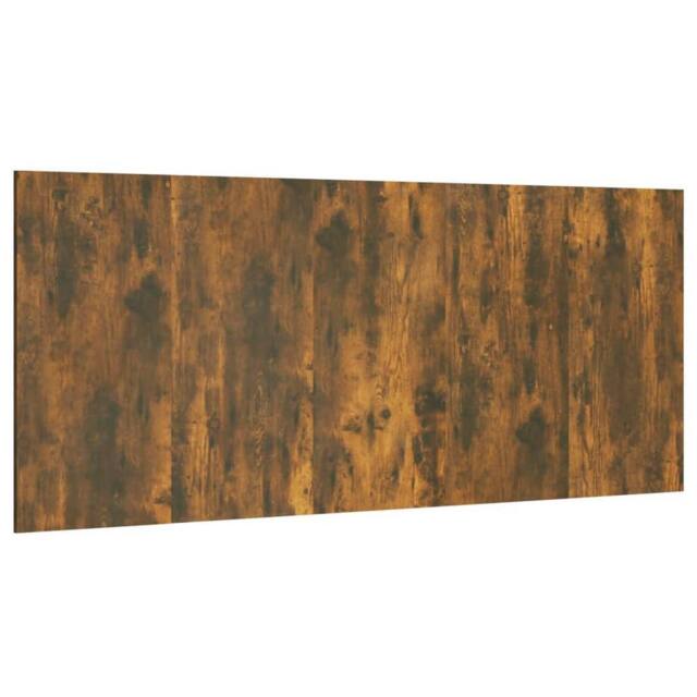 Berkfield Home Bed Headboard Smoked Oak 200x1.5x80 cm Engineered Wood in Brown - image 1