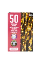 VFM e-Store Outdoor Copper Wire Lights(50) in White - thumbnail 1
