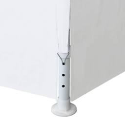 Berkfield Home Party Tent 3x3 m White - thumbnail 8