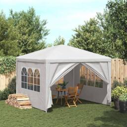 Berkfield Home Party Tent 3x3 m White - thumbnail 2