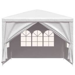 Berkfield Home Party Tent 3x3 m White - thumbnail 4