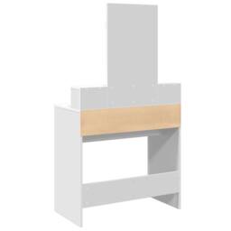 Berkfield Home Beautiful Dressing Table with Mirror White 80x41x144.5 cm - thumbnail 6