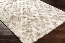 Livabliss Urban Shag-Modern Beige Brown Ivory Cream Soft Plush Pile Living Bedroom Rug - Size: 160 cm x 220 cm - thumbnail 6