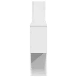 Berkfield Home Wall Shelf White 100x15x70 cm Engineered Wood - Size: 100 x 15 x 70 cm - thumbnail 5