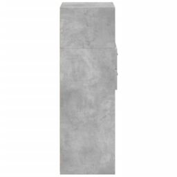 Berkfield Home Highboard Concrete Grey 45x42.5x124 cm Engineered Wood - thumbnail 5