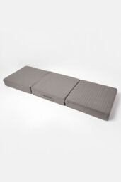 Homescapes Quilted Cotton 3 Seater Orthopaedic Booster Cushion Cover in Charcoal - thumbnail 5