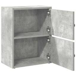 Berkfield Home Bookcase Concrete Grey 40x24x52 cm Engineered Wood - Size: 40 x 24 x 52 cm - thumbnail 5
