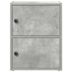 Berkfield Home Bookcase Concrete Grey 40x24x52 cm Engineered Wood - Size: 40 x 24 x 52 cm - thumbnail 4