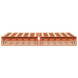 Berkfield Home Bed Frame without Mattress Wax Brown 160x200 cm Solid Wood Pine - thumbnail 5