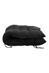 Garden Sanctuary 40x110cm Beach Lounge Seat Cushion Office Sofa Chair Cushion Rocking Chair Pad in Black - Size: 40x110 cm - thumbnail 4