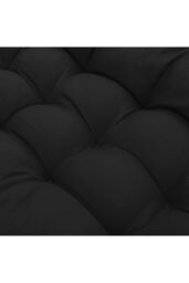 Garden Sanctuary 40x110cm Beach Lounge Seat Cushion Office Sofa Chair Cushion Rocking Chair Pad in Black - Size: 40x110 cm - thumbnail 5