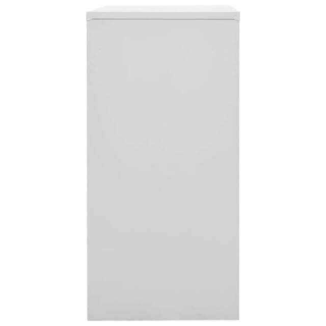 Berkfield Home Locker Cabinet Light Grey & Blue 90x45x92.5 cm Steel - image 1