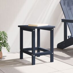 Berkfield Home Adirondack Side Table Navy Blue 38x38x46 cm HDPE - Size: 38 x 38 x 46 cm - thumbnail 4