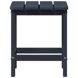 Berkfield Home Adirondack Side Table Navy Blue 38x38x46 cm HDPE - Size: 38 x 38 x 46 cm - thumbnail 5