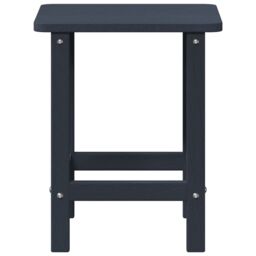 Berkfield Home Adirondack Side Table Navy Blue 38x38x46 cm HDPE - Size: 38 x 38 x 46 cm - thumbnail 6