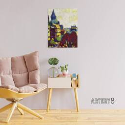 "Artery8 St Germain des pres Paris Henry Lyman Sayen Canvas Wall Art Print - Size: W12"" x H16""" - thumbnail 3