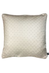Prestigious Textiles Frame Embroidered Geometric Cushion in Metallics - Size: 43 cm x 43 cm - thumbnail 1