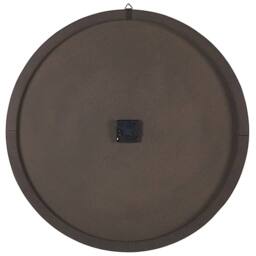 Wyld and Coco Rustic 60cm Handmade Wall Clock Light Brown Round Dial Black Hands - thumbnail 4
