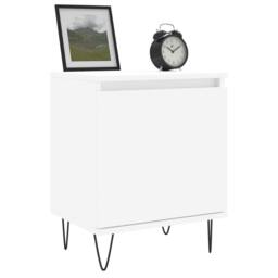 Berkfield Home Elegant Bedside Cabinets 2 pcs White 40x30x50 cm Engineered Wood - Size: 40 x 30 x 50 cm - thumbnail 1