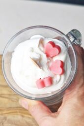 Afewhometruths Strawberry Frappe Lookalike Scented Candle in Pink - Size: 100ml - thumbnail 3