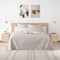 Berkfield Home Bedside Cabinets 2 pcs 40x31x50 cm Solid Pinewood in Brown - Size: 40 x 31 x 50 cm - thumbnail 1