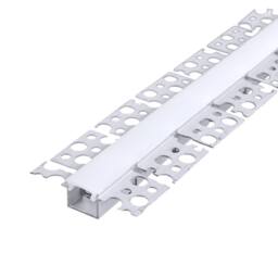 ENER-J 51.3x12.5mm Trimless Recessed LED Profile for Drywall 2m (4) in White - thumbnail 1