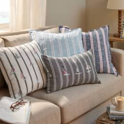 Wylder Abersoch Regatta 100% Cotton Cushion - Size: 45 cm x 45 cm - thumbnail 5