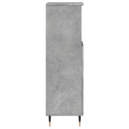 Berkfield Home Durable Bathroom Cabinet Concrete Grey 30x30x100 cm Engineered Wood - Size: 30 x 30 x 100 cm - thumbnail 5