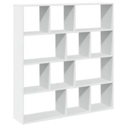 Berkfield Home Classic Book Cabinet White 132x29x141.5 cm Engineered Wood - thumbnail 3