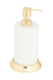 Orsina Mako White Marble Lotion Dispenser - thumbnail 2