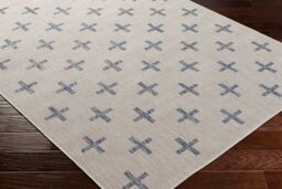 Livabliss Tuareg-Global Beige Ivory Blue Graphic In- & Outdoor Rug in Dark Blue - Size: 200 cm x 275 cm - thumbnail 6