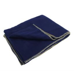 Result Plain Warm Outdoor Fleece Blanket (330gsm) in Dark Blue - thumbnail 1
